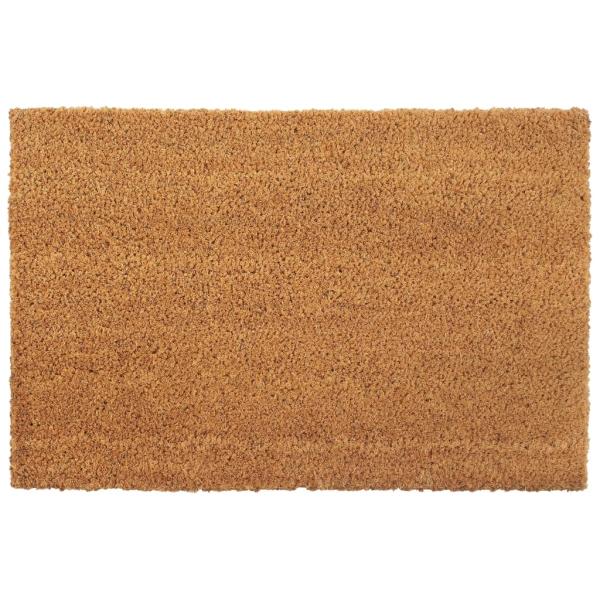 ARDEBO.de - Fußmatte Natur 40x60 cm Kokosfaser Getuftet