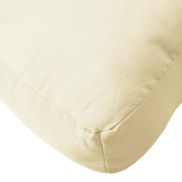 Palettenkissen Creme 60x60x9,5 cm Oxford-Gewebe