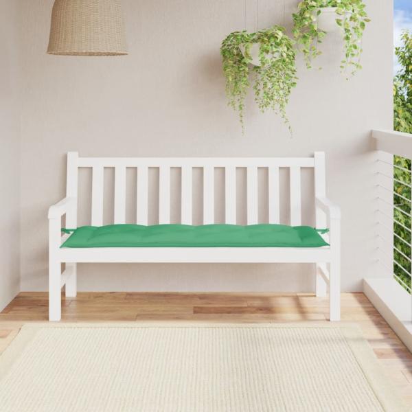 ARDEBO.de - Gartenbank-Auflage Grün 150x50x7 cm Oxford-Gewebe