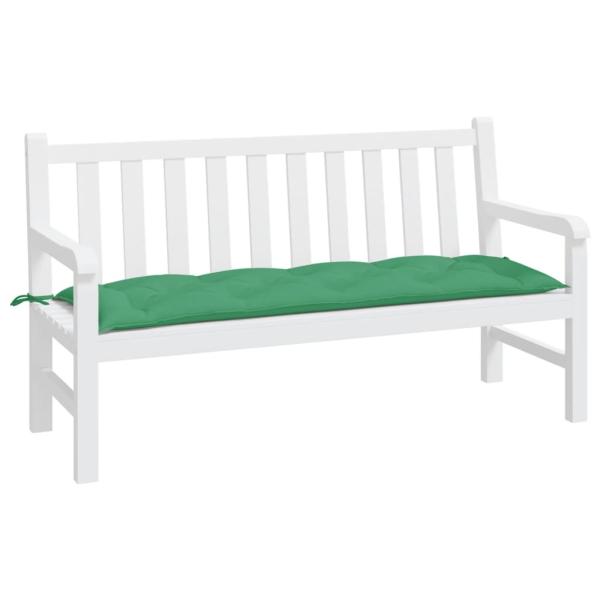 Gartenbank-Auflage Grün 150x50x7 cm Oxford-Gewebe