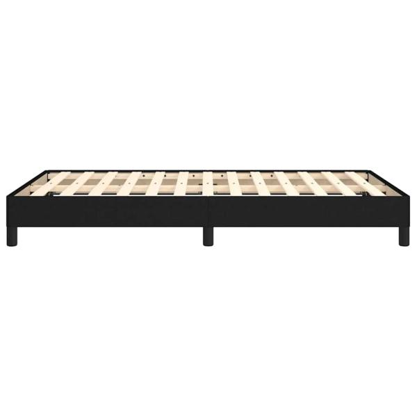 Bettgestell ohne Matratze Schwarz 120x190 cm Stoff