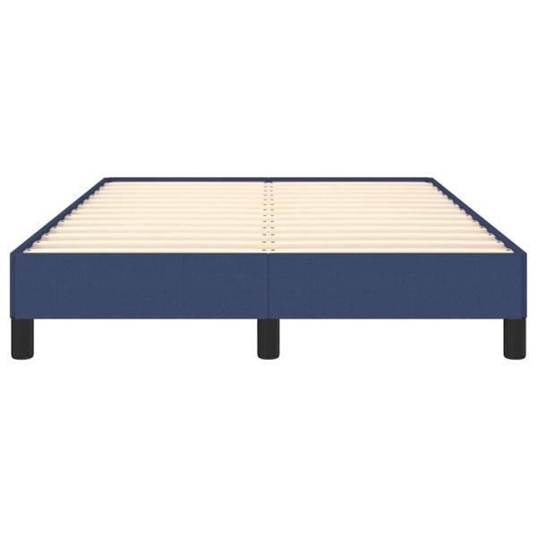 Bettgestell ohne Matratze Blau 120x190 cm Stoff