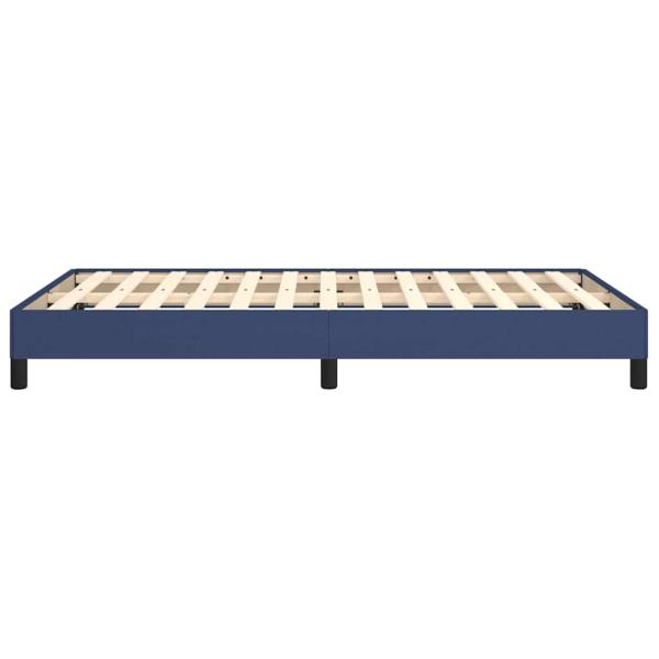 Bettgestell ohne Matratze Blau 120x190 cm Stoff