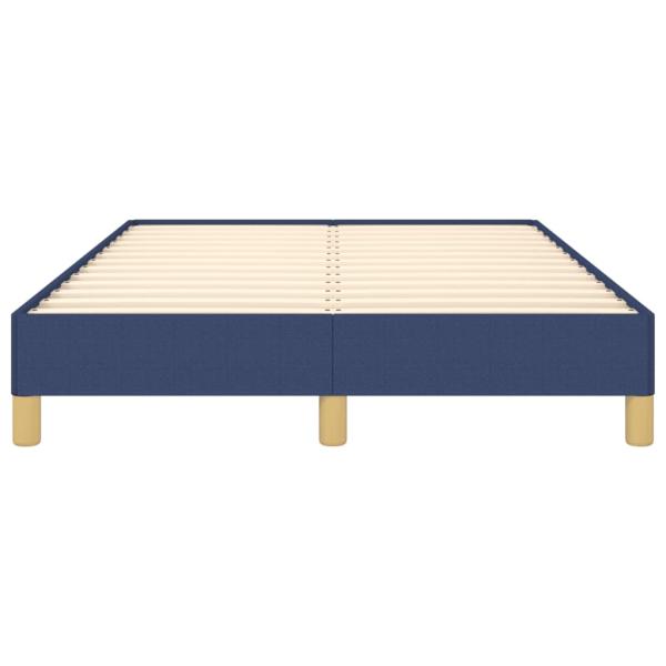 Bettgestell ohne Matratze Blau 120x190 cm Stoff