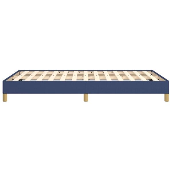 Bettgestell ohne Matratze Blau 120x190 cm Stoff