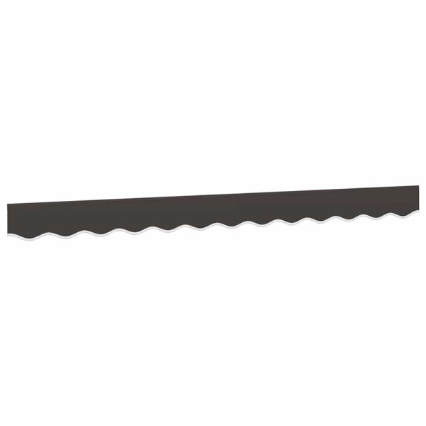 Markisenvolant Anthrazit Gestreift 350 cm