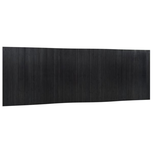 Paravent Schwarz Breite 600 cm Höhe 165 cm Bambus