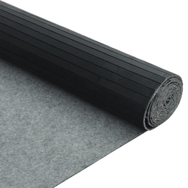 Paravent Schwarz Breite 600 cm Höhe 165 cm Bambus