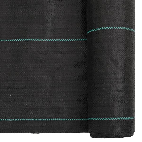 Unkrautmembran Schwarz 1,5 x 50 m PP