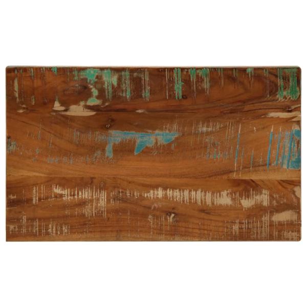 ARDEBO.de - Tischplatte 60x20x3,8 cm Rechteckig Altholz Massiv