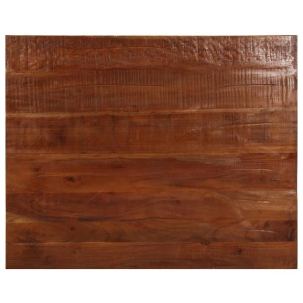 ARDEBO.de - Tischplatte 100x80x2,5 cm Rechteckig Altholz Massiv