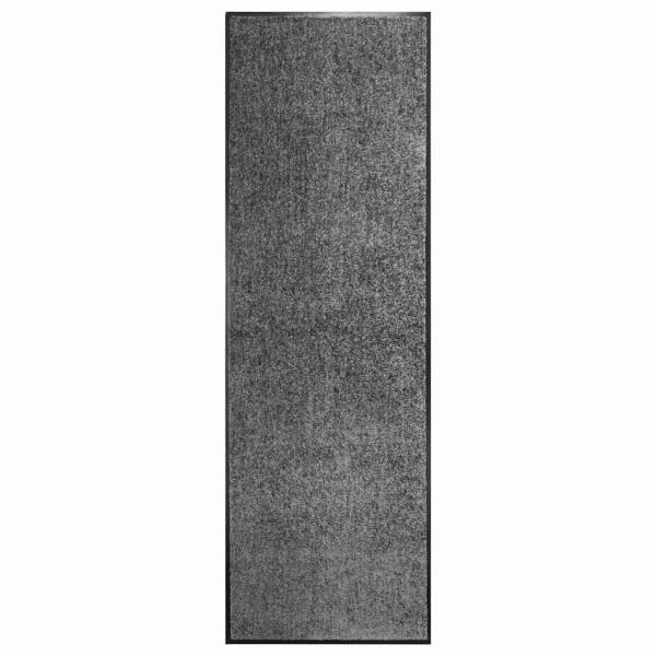 ARDEBO.de - Fu?matte Waschbar Anthrazit 60x180 cm