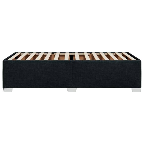 Bettgestell ohne Matratze Schwarz 90x190 cm Stoff