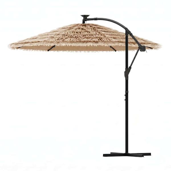 Sonnenschirm mit Stahlmast Braun 290x290x238 cm