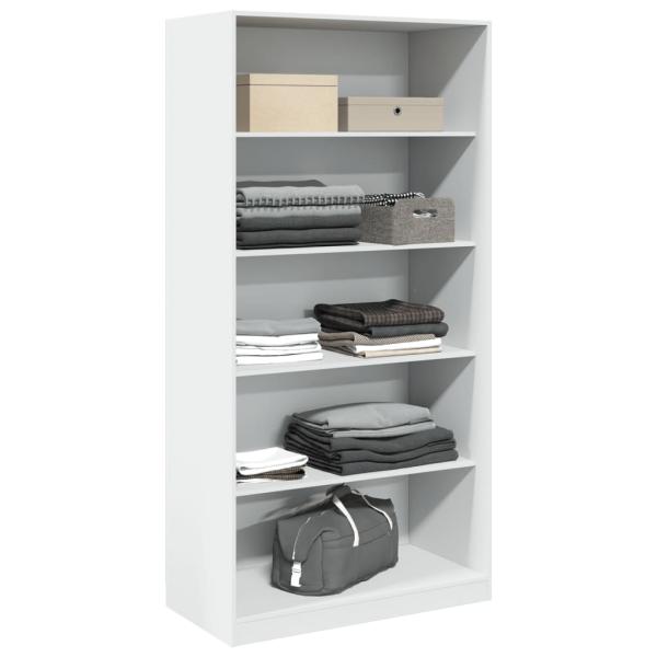 Kleiderschrank Wei? 100x50x200 cm Holzwerkstoff