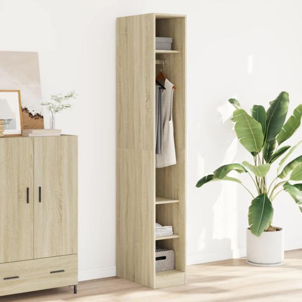 ARDEBO.de - Kleiderschrank Sonoma-Eiche 30x50x200 cm Holzwerkstoff