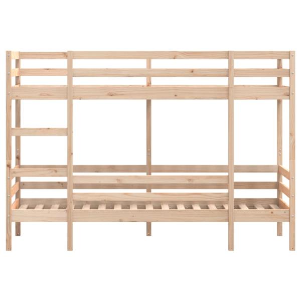 Etagenbett ohne Matratze 90x200 cm Massivholz Kiefer