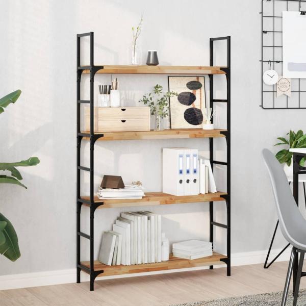 ARDEBO.de - Schweberegale 2 Stk. 100x20x4 cm Massivholz Akazie Ölbehandelt