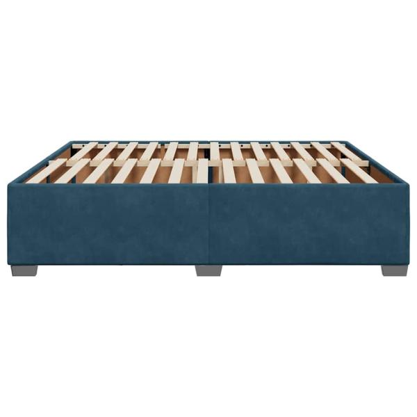 Bettgestell Blau 180x200 cm Samt