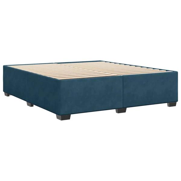 Bettgestell Blau 180x200 cm Samt