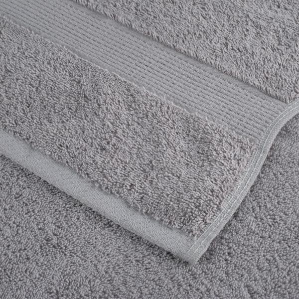 Premium Handtücher SOLUND 4 Stk. Grau 100x200 cm 600 g/m²