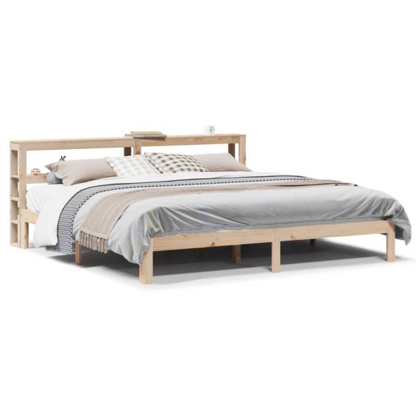Bettgestell mit Kopfteil ohne Matratze 200x200 cm