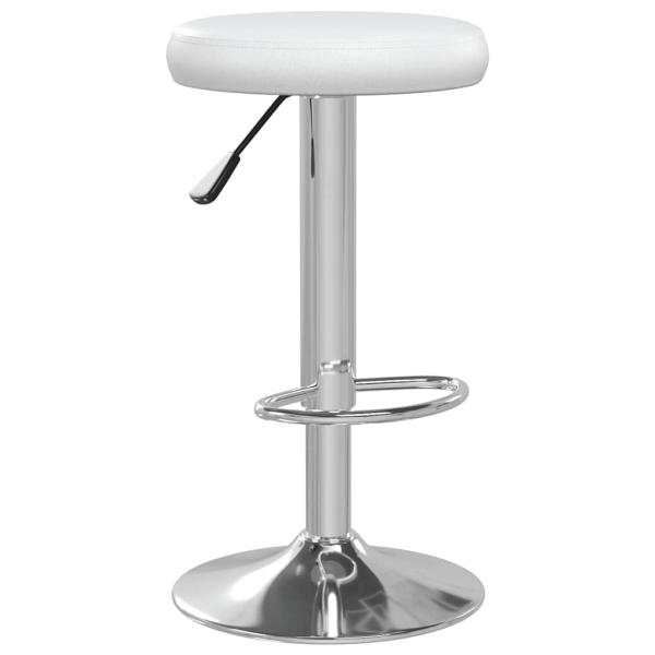 Barhocker 2 Stk. Wei? Kunstleder
