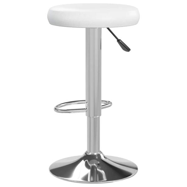 Barhocker 2 Stk. Wei? Kunstleder