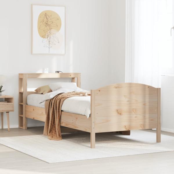 ARDEBO.de - Massivholzbett ohne Matratze 75x190 cm Kiefernholz