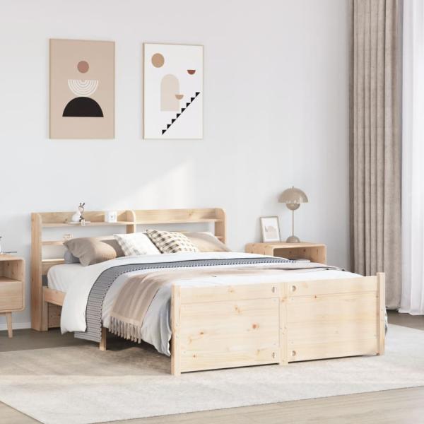 ARDEBO.de - Bettgestell mit Kopfteil ohne Matratze 150x200 cm