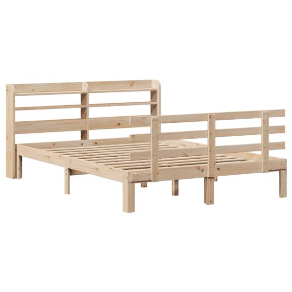 Bettgestell mit Kopfteil ohne Matratze 150x200 cm