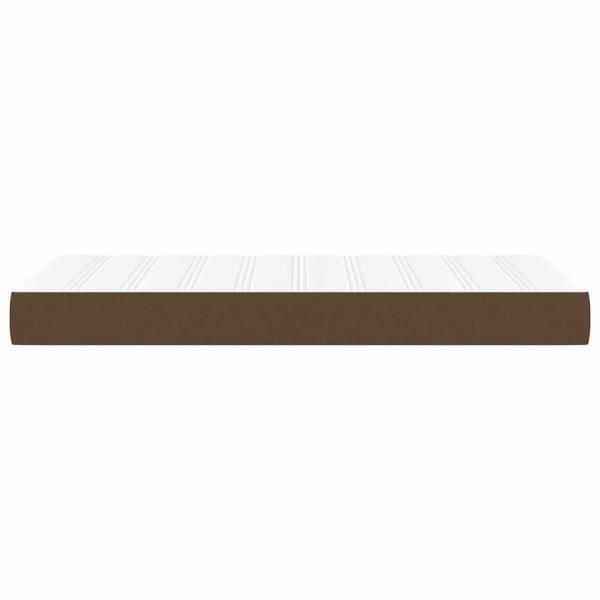 Taschenfederkernmatratze für Kinder Mittel Braun 80x160 cm Stoff