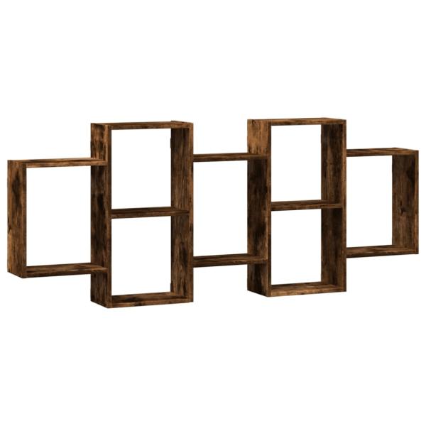 Wandregal R?uchereiche 159x18x65 cm Holzwerkstoff