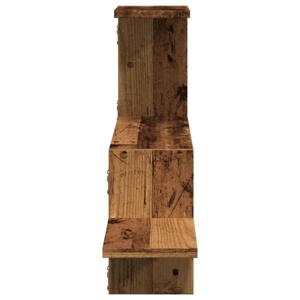 Wandregal Altholz-Optik 104x15x49 cm Holzwerkstoff