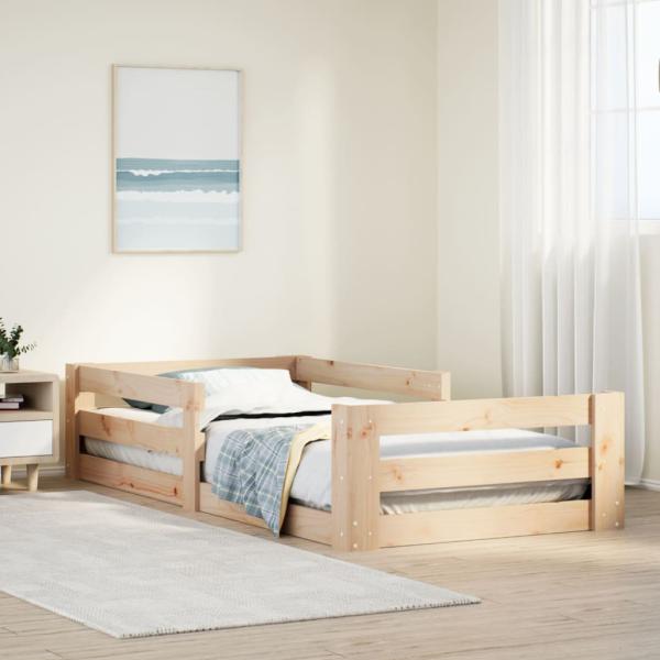 ARDEBO.de - Massivholzbett ohne Matratze 70x140 cm Kiefernholz