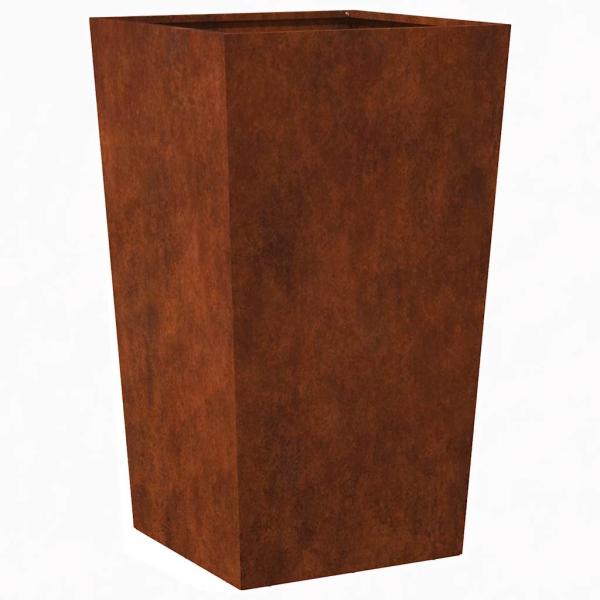 Pflanzkübel 45x45x75 cm Wetterfester Stahl