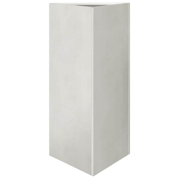Pflanzkübel Dreieckig 40x34,5x75 cm Edelstahl