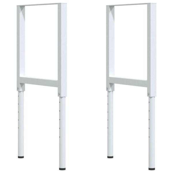 Werkbank 80x60x(73-99,5) cm Massivholz Akazie Rechteckig