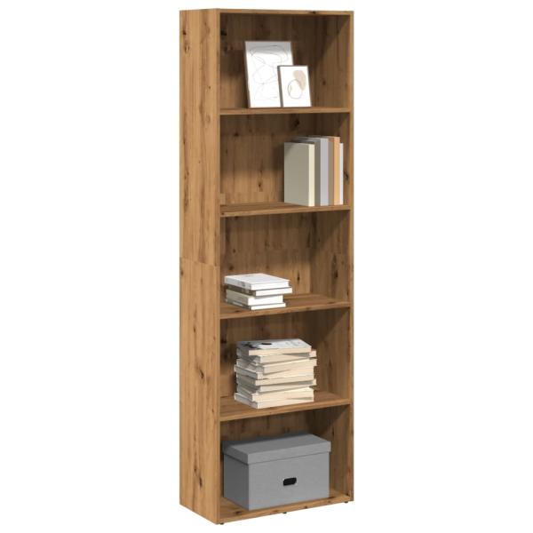 ARDEBO.de - Bücherregal Artisan-Eiche 60x30x189 cm Holzwerkstoff
