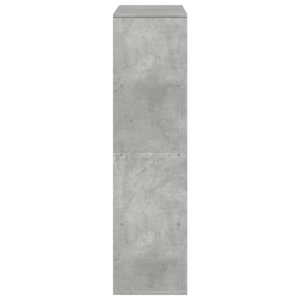 B?cherregal Betongrau 100x33x125,5 cm Holzwerkstoff