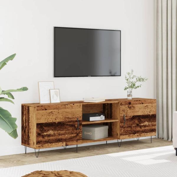 ARDEBO.de - TV-Schrank Altholz-Optik 150x30x50 cm Holzwerkstoff