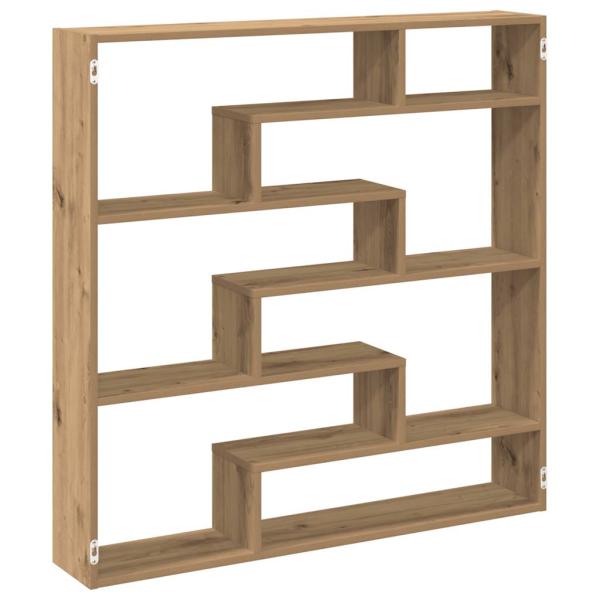 W?rfelregal 7 F?cher Artisan-Eiche Holzwerkstoff