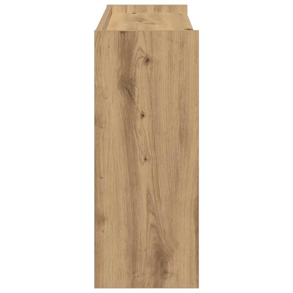 Schuhregal Artisan-Eiche 80x25x62 cm Holzwerkstoff