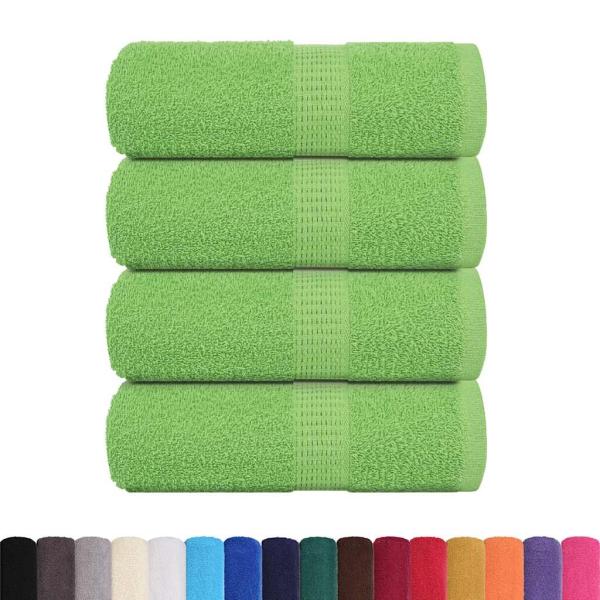 Gästetücher FROGN 4 Stk. Apfelgrün 30x50 cm 360 g/m²