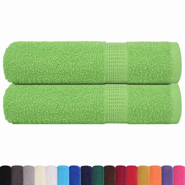 Handtücher FROGN 2 Stk. Apfelgrün 50x100 cm 360 g/m²