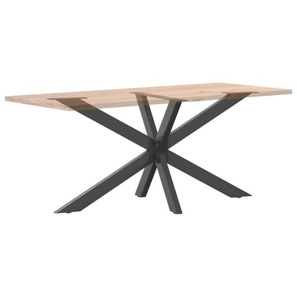 Esstischbein in Spinnenform Anthrazit 150x78x(72-73) cm Stahl