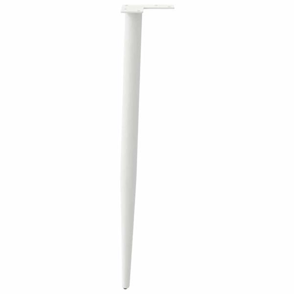 Konsolentischbeine Konische Form 4 Stk. Weiß 72-73 cm Stahl