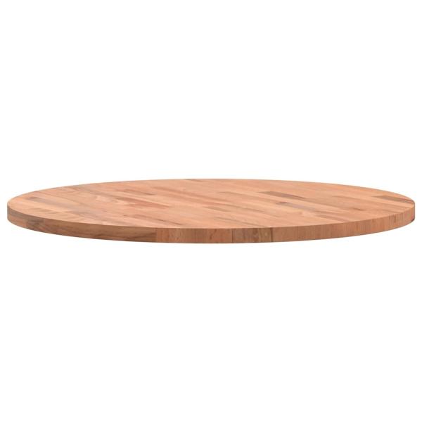 Tischplatte Ø70x2,5 cm Rund Massivholz Buche