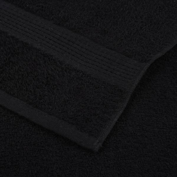 Gästetücher FROGN 10 Stk. Schwarz 30x50 cm 360 g/m²