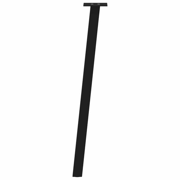 Konsolentischbeine 4 Stk. Schwarz 72 cm Stahl
